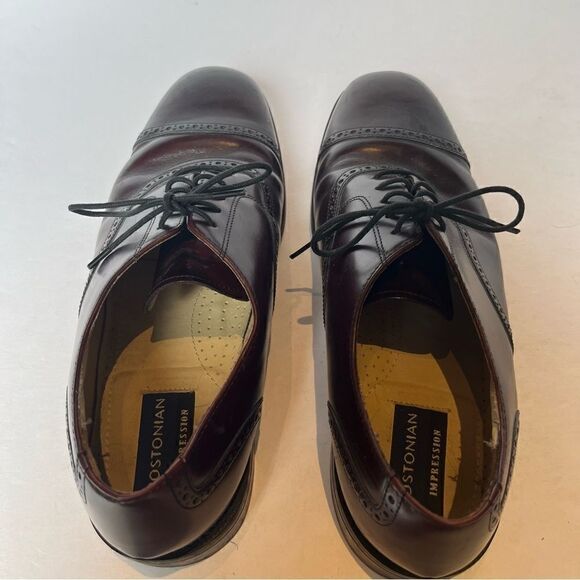 Bostonian Men\'s Leather Brown Oxfords Lace Up Size 9 D/B main image 7